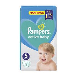 Pampers Active Baby Пелени 5 / 11-16кг/ 50бр.VPP