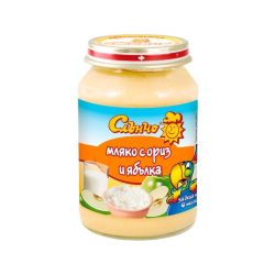   Слънчо Бебешки десерт „Мляко с ориз и ябълка“