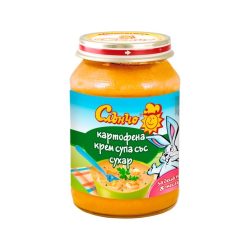  Слънчо Бебешко пюре „Картофена крем супа със сухари“
