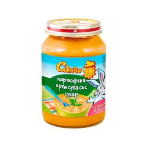 Слънчо Бебешко пюре „Картофена крем супа със сухари“