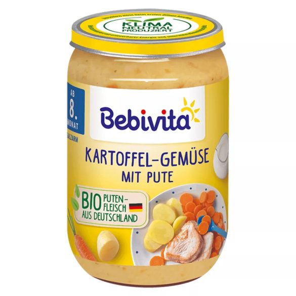 Bebivita Картофи и зеленчуци с Пуешко месо БИО  220гр.