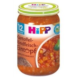   HIPP Био яхния с картофи и телешко 12м 250g