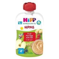    HIPP Плодова каша с овес плодова закуска, 100гр.