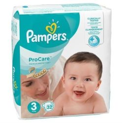PAMPERS PRO CARE 3 (5-9кг.) 32 броя