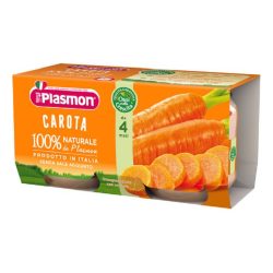 Плазмон / Plasmon Морков  / 2 х 80гр/4м