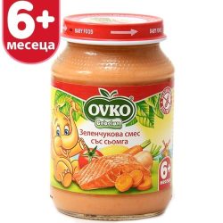   Оvko Сьомга със зеленчуци от 6-ия месец 190 гр.