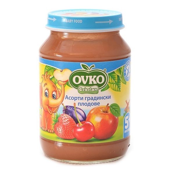Ovko Асорти Градински плодове от 5-ия месец 190 гр.