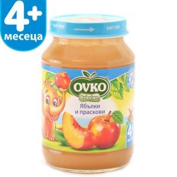   Ovko Ябълки и праскови от 4-ия месец 190 гр.