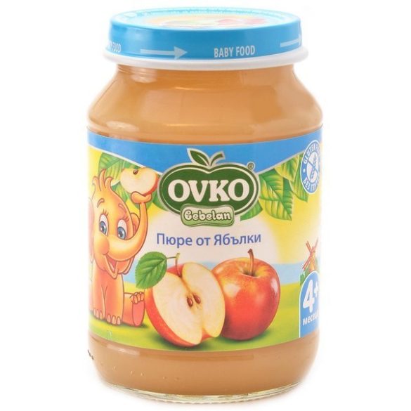 Ovko Ябълки без добавена захар от 4-ия месец 190 гр.