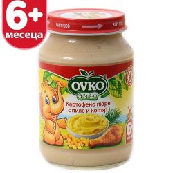   Оvko Картофено пюре с пиле и копър 190 гр.