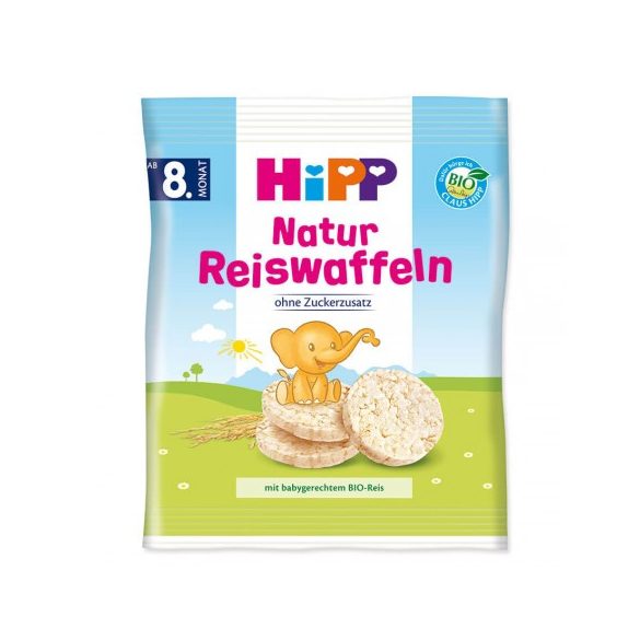 HiPP Bio Натурални оризови вафли  (35 г) 8м