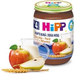   HIPP БИО Млечна каша плодове грис ябълка и круша