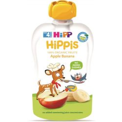   HIPP Био Плодова закуска ябълки и банан  100Г