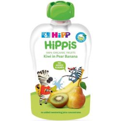   HIPP Био Плодова закуска круша,банан и киви  100г 