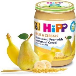   HIPP БИО Круша и банан с пълнозърнести култури