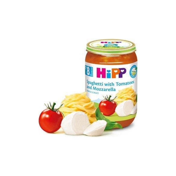 HIPP БИО Спагети с домати и моцарела