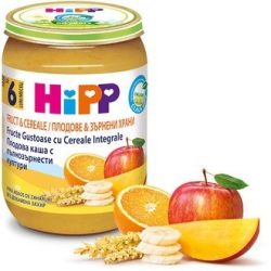   HIPP БИО Плодова каша с пълнозърнести култури