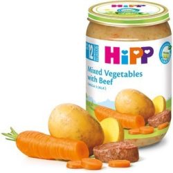   HIPP БИО Микс Зеленчуци с телешко месо 12м 220g