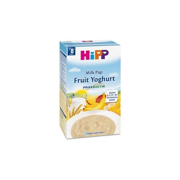 Млечна каша плодове с йогурт 